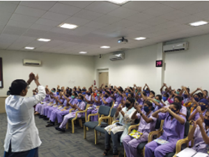 corona free hospital