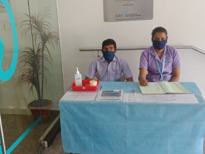 corona free hospital